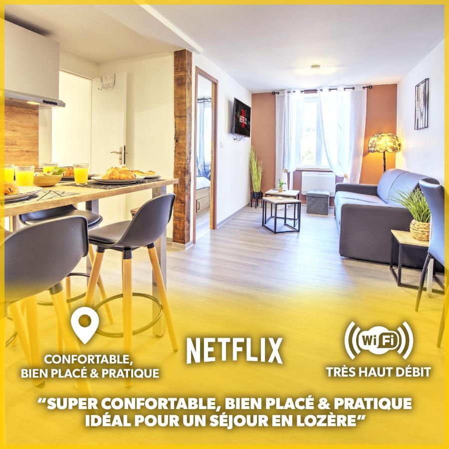 Apartmán Le Sabot - Netflix/Wi-Fi Fibre/Terasse - 4 Pers Banassac Exteriér fotografie